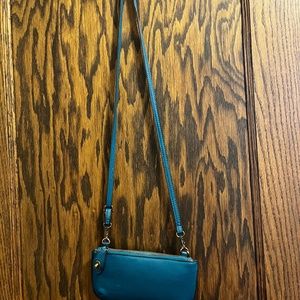 Teal clutch